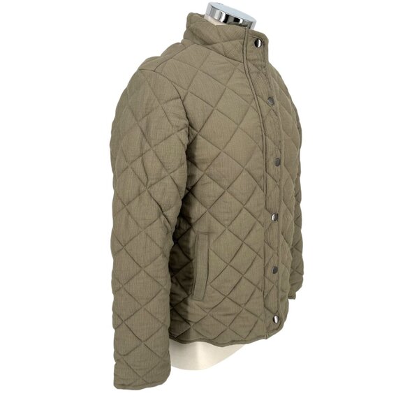Market & Spruce Quilted Field Jacket Olive Green Size Small NWT - Picture 5 of 11